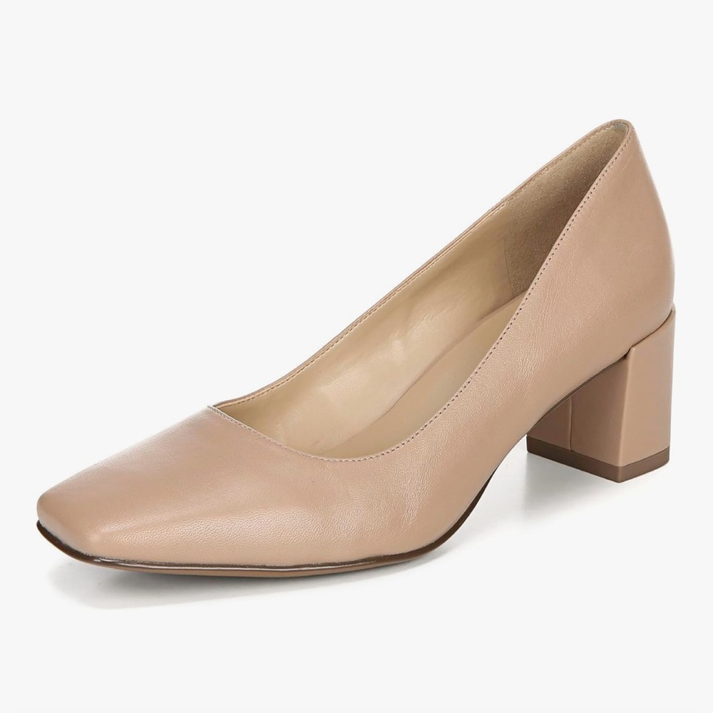 Naturalizer Karina Classic Nude Block Heels 8W - Picture 2 of 4